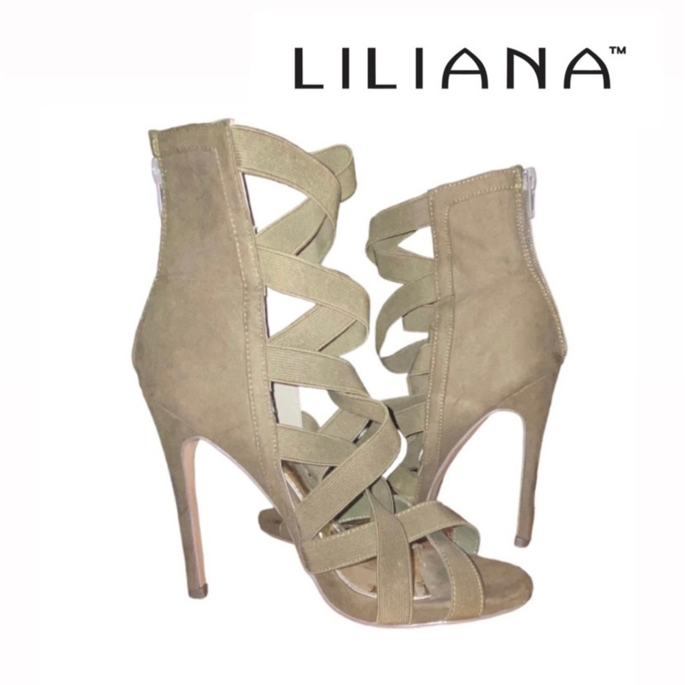 Liliana Chocolate Brown Strappy Heels
